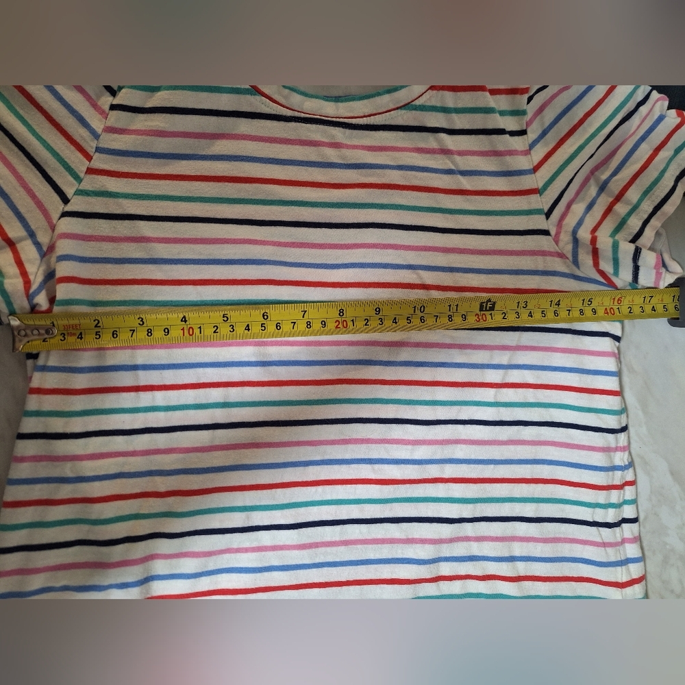 Colorful Striped Short Sleeve Tee - Picture 10 of 10